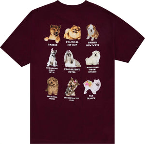 
                  
                    Puppies Tee - Burgundy
                  
                