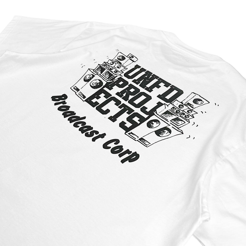 
                  
                    Broadcast Corp tee - white
                  
                