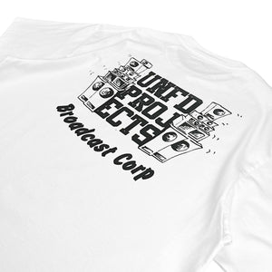 
                  
                    Broadcast Corp tee - white
                  
                