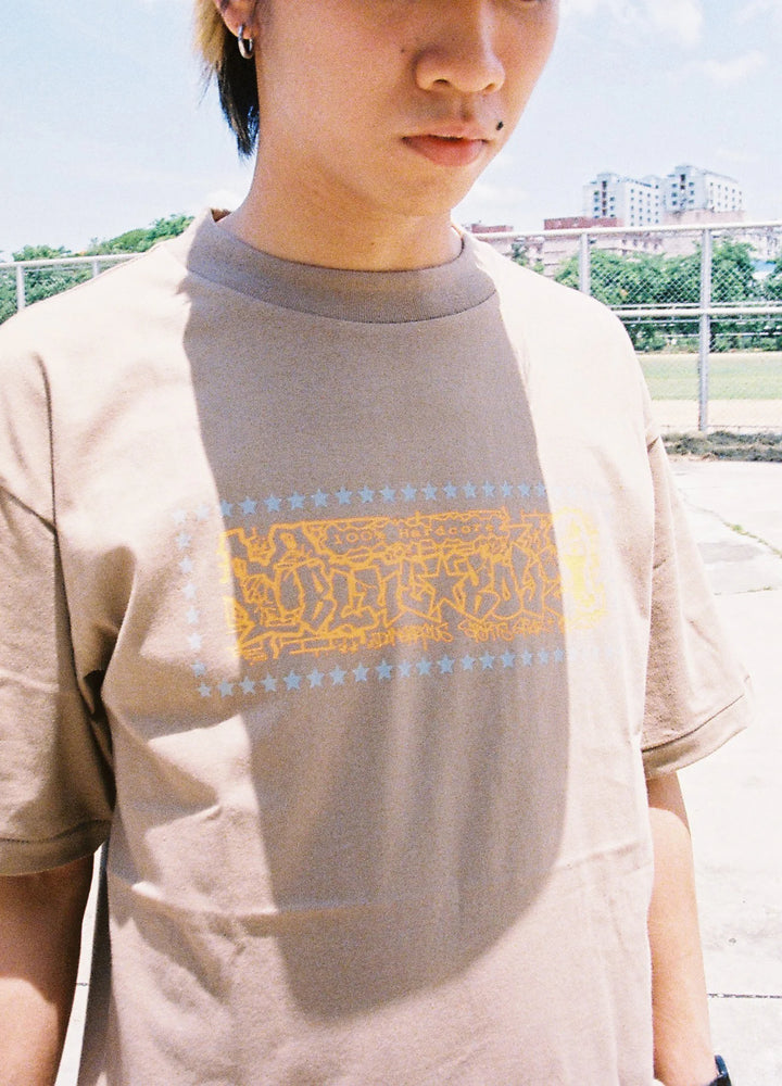 
                  
                    100% HARDCORE TEE (BROWN)
                  
                