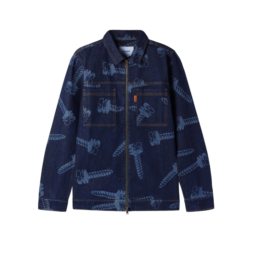 Screw Denim Jacket - Dark Indigo