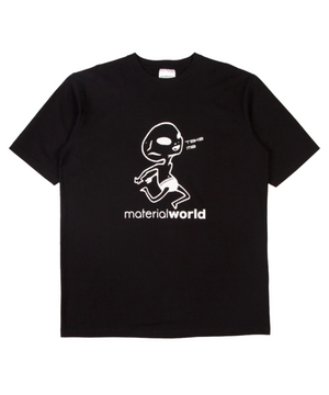 
                  
                    MATERIAL WORLD TEE (black)
                  
                